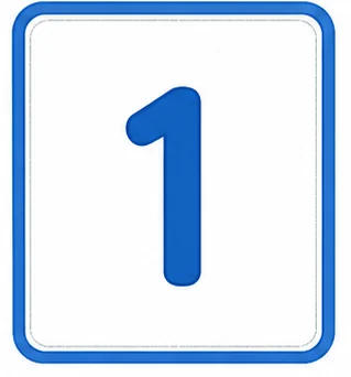 number 1 card