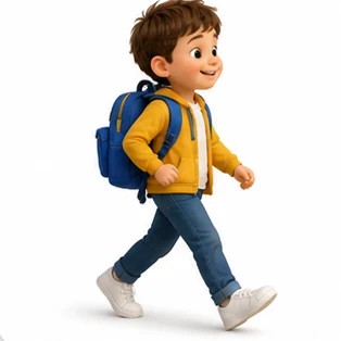 go to school routine